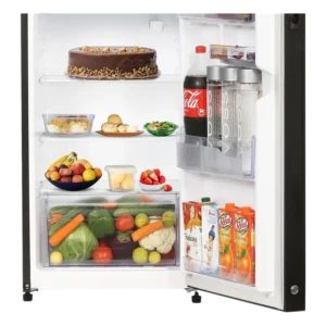 SHARP 175L 4 Star Direct Cool Single Door Refrigerator with Inverter Compressor (SJ-G19ST-BK, Black)