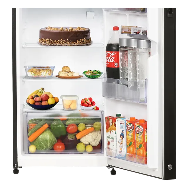 SHARP 175L 4 Star Direct Cool Single Door Refrigerator with Inverter Compressor (SJ-G19ST-BK, Black)