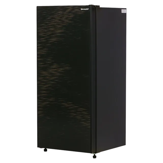 SHARP 175L 4 Star Direct Cool Single Door Refrigerator with Inverter Compressor (SJ-G19ST-BK, Black)