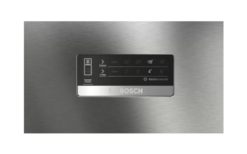 33-1 (1) Bosch Convertible Fridge 269L 3 Star Inverter Frost Free Refrigerator (CTC29S031I, Sparkly Steel)