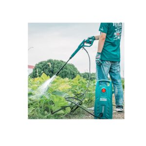 Total Tools Mr Light Total 1400-Watt High Pressure Washer 130Bar (1900Psi) With Tss Auto Shut Off And 100% Copper Wire Carbon Brush Motor | Blue