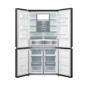 TOSHIBA 650 L Frost Free French Door Bottom Mount Convertible Refrigerator(GR-RF646WE-PGI(24), Blue Glass)