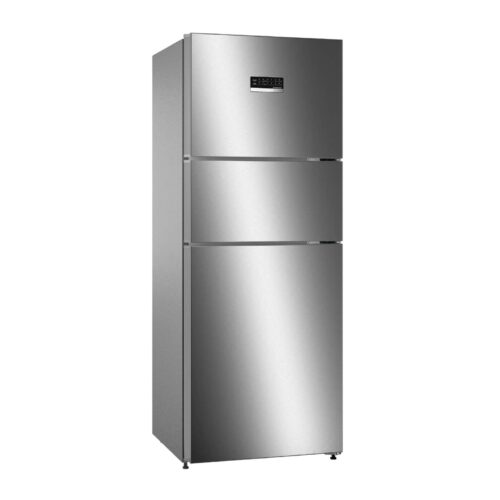 Bosch MaxFlex Convert 332L Inverter Frost Free Triple Door Refrigerator (CMC33K05NI, Black Steel)