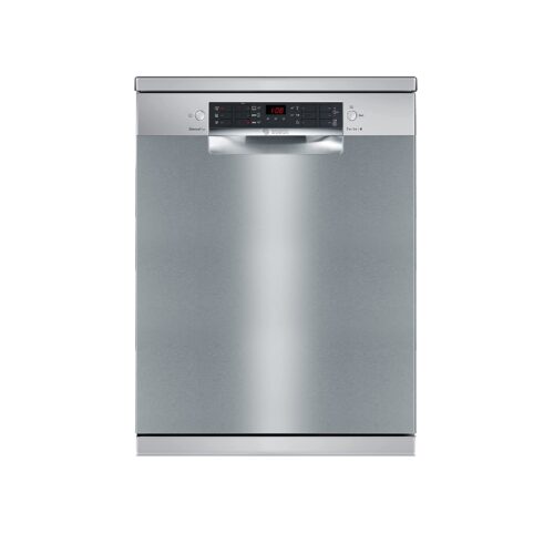 Bosch 13 Place Settings, Free Standing Dishwasher, extra dry and hygienic wash (SMS66GI01I, Silver Inox)