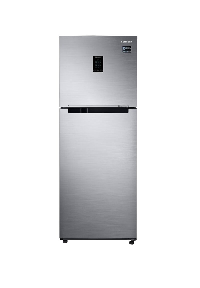 Samsung 301L 2 Star Inverter Frost-Free Convertible 5 In 1 Double Door Refrigerator (RT34C4522S8, Elegant Inox)