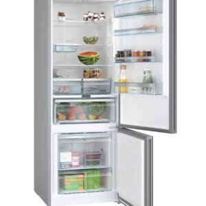 BOSCH  559 Litres 2 Star Frost Free Double Door Bottom Mount Refrigerator(KGN56LB42I, Black)