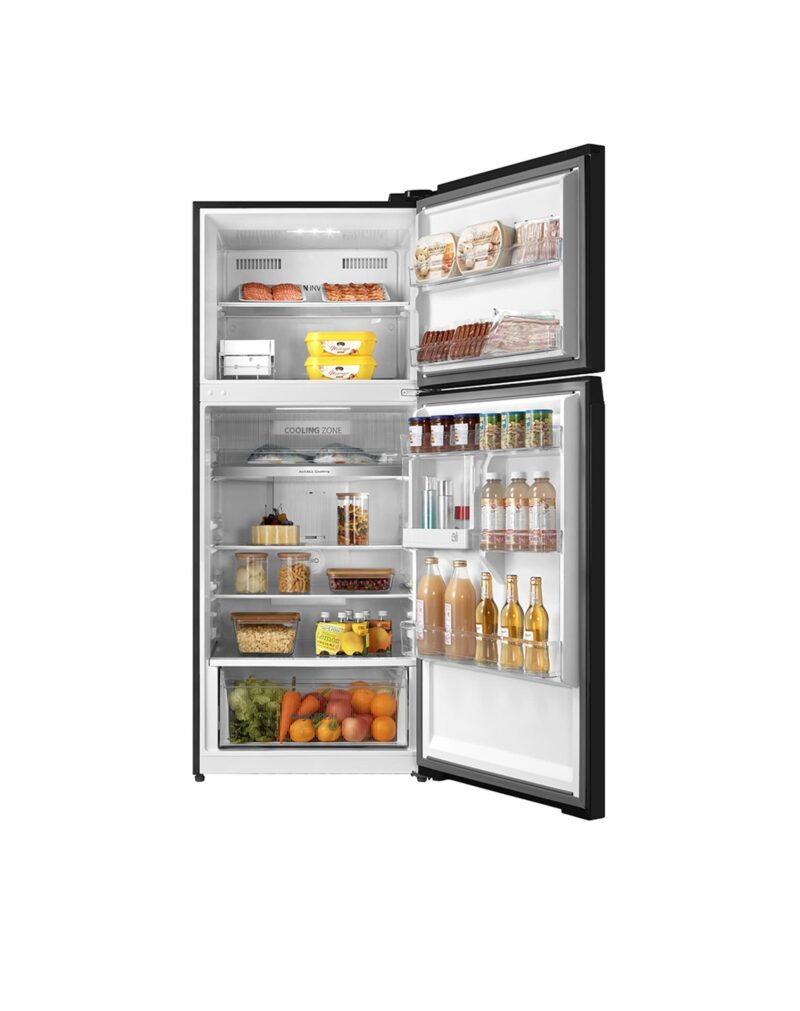 TOSHIBA 439 L 2 Star Frost Free Inverter Air Fall Cooling Double Door (GR-RT559WE-PMI(37), Satin Grey)