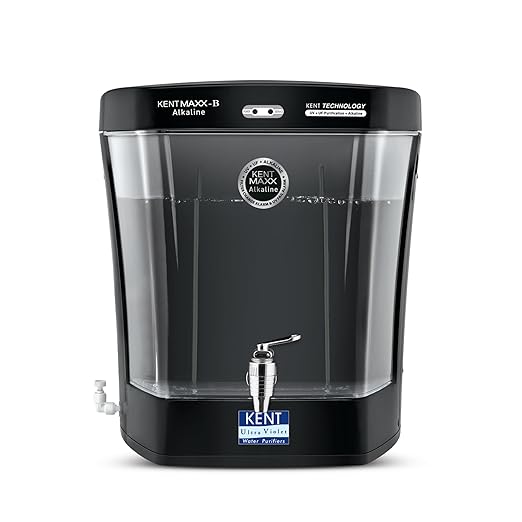 KENT Maxx Alkaline-B | Smart Alkaline Technology | Multiple Purification Process UV + UF + Alkaline
