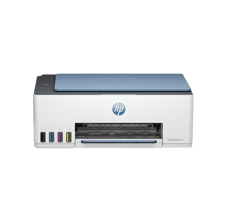 HP Smart Tank 585 All-in-one WiFi Colour Printer (Upto 6000 Black and 6000 Colour Pages Included in The Box). - Print, Scan & Copy for Office/Home