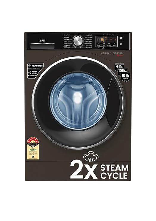IFB 8 Kg 5 Star Front Load Washing Machine 2X Power Steam (SENATOR MXS 8012, Mocha, In-built Heater