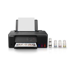 Canon PIXMA MegaTank G1730 Single Function (Print only) Inktank Color Printer with Small Size Ink Bottles for Home/Office