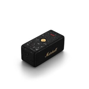 Marshall Emberton II 20 W Wireless Bluetooth Portable Outdoor Speaker (Black & Brass)