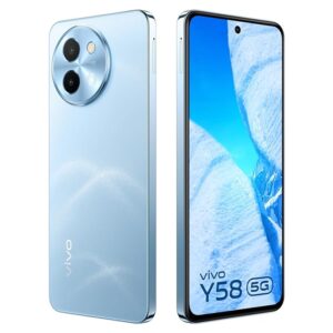 vivo Y58 5G (Himalayan Blue, 8GB RAM, 128GB Storage)