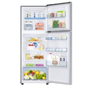 Samsung 301L 2 Star Inverter Frost-Free Convertible 5 In 1 Double Door Refrigerator (RT34C4522S8, Elegant Inox)