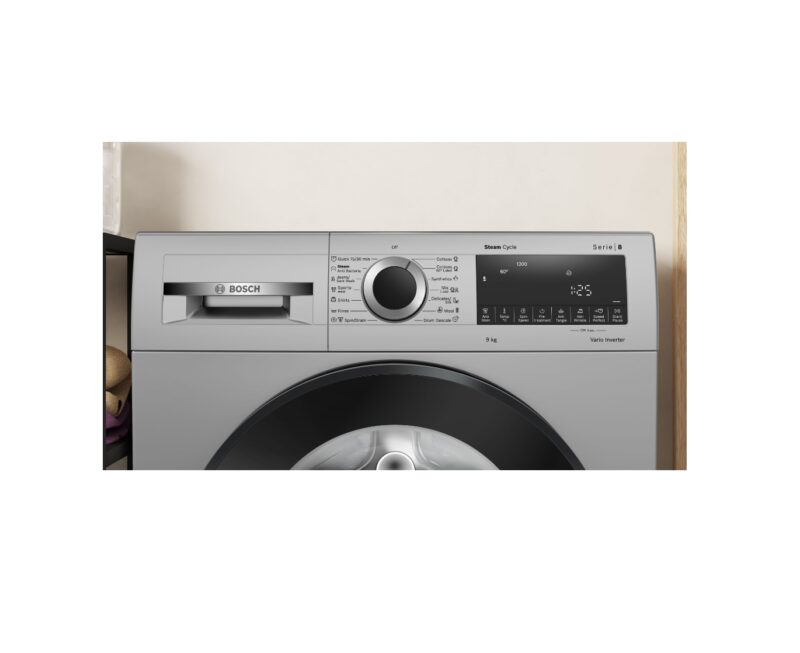 Bosch 9 kg Front Load Fully Automatic Washing Machine(WGA1420SIN, SILVER))
