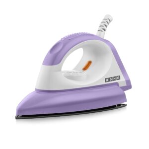 USHA EI Armor 1100 W Dry Iron With Black Weilburger Soleplate (Purple),