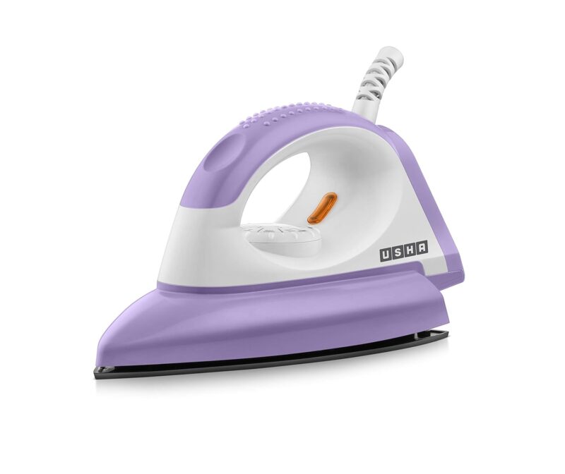 USHA EI Armor 1100 W Dry Iron With Black Weilburger Soleplate (Purple),