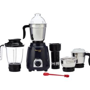 Butterfly Pestle 750W Mixer Grinder, 4 Jar, (Ink Blue)