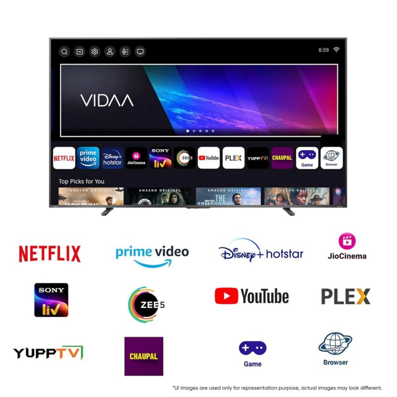 TOSHIBA 254 cm (100 inches) Z570RP Series 4K Ultra HD Smart QLED TV 100Z570RP