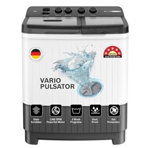 Bosch 7.5KG 5 Star Semi Automatic Top Loading Washing Machine (Spin Drum Safety Disk, Unique Impeller,WJZ751W0IN)