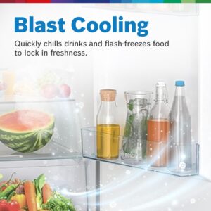 Bosch 243L 3 Star Frost Free Refrigerator, Convertible(CTC27S031I, Silver Inox))