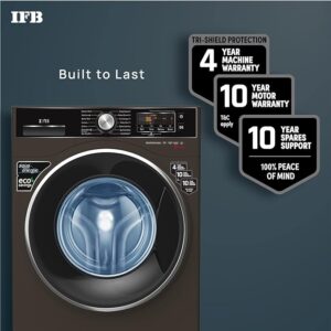 IFB 8 Kg 5 Star Front Load Washing Machine 2X Power Steam (SENATOR MXS 8012, Mocha, In-built Heater