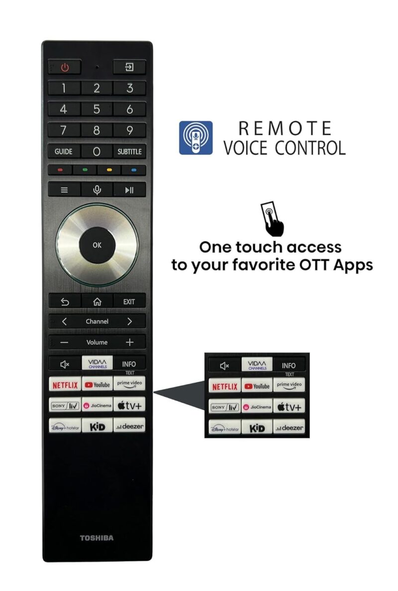 TOSHIBA 254 cm (100 inches) Z570RP Series 4K Ultra HD Smart QLED TV 100Z570RP