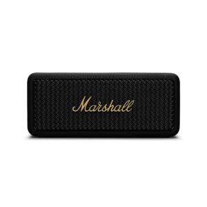 Marshall Emberton II 20 W Wireless Bluetooth Portable Outdoor Speaker (Black & Brass)