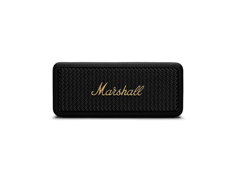 Marshall Emberton II 20 W Wireless Bluetooth Portable Outdoor Speaker (Black & Brass)