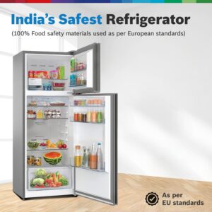 Bosch 243L 3 Star Frost Free Refrigerator, Convertible(CTC27S031I, Silver Inox))