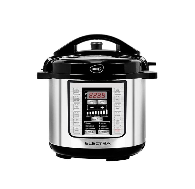 Pigeon By Stovekraft Electra Smart 3 Litre Electric Pressure Cooker with Digital Display