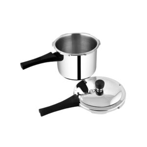 Prestige Popular Stainless Steel Outer Lid Pressure Cooker, 3 Litres, Silver