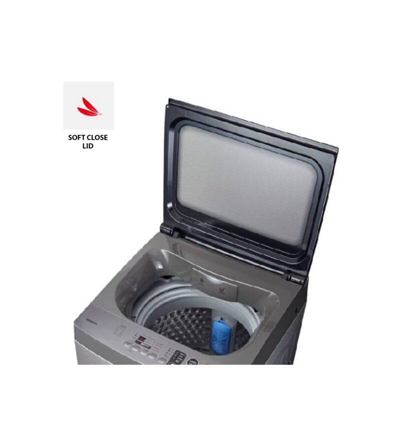 Toshiba 8 Kg 5 Star Fully Automatic Top Loading Washing Machine (AW-M901B-IND(SG), Silver)