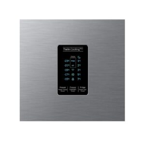 Samsung 301L 2 Star Inverter Frost-Free Convertible 5 In 1 Double Door Refrigerator (RT34C4522S8, Elegant Inox)