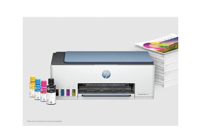 HP Color Smart Tank All-in-One 525 MFP A4 Printer - (1F3W3A)