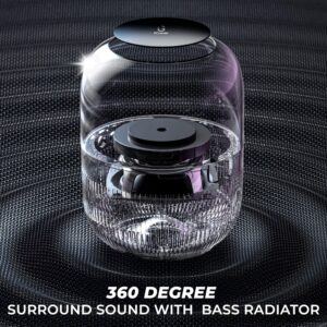 iGear Galaxy 10W Bluetooth Speaker with 360 Degree Surround Sound & Bass Radiator
