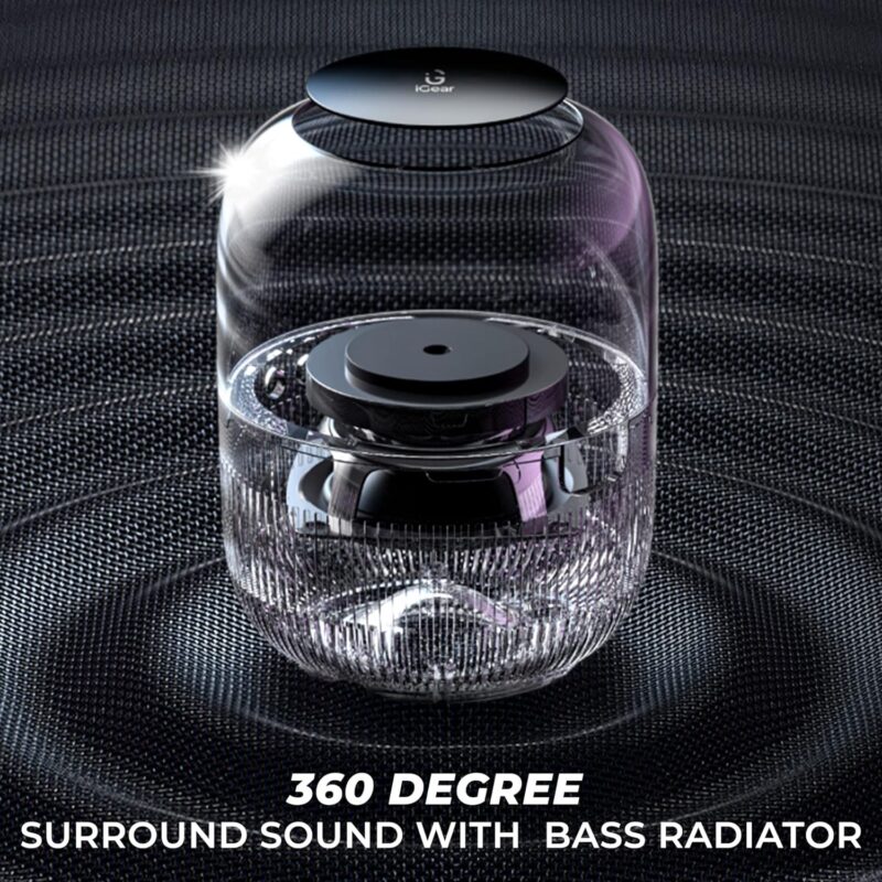 iGear Galaxy 10W Bluetooth Speaker with 360 Degree Surround Sound & Bass Radiator