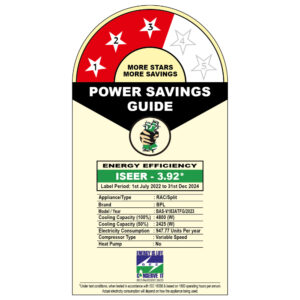 BPL 1.5 Ton 3 Star Inverter Split AC, BAS-V183ATFG (100 percent Copper, 2024 Launch)(581110561)