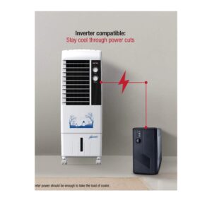 Kenstar GLAM 15 Litres Honey Comb Tower Cooler (White)