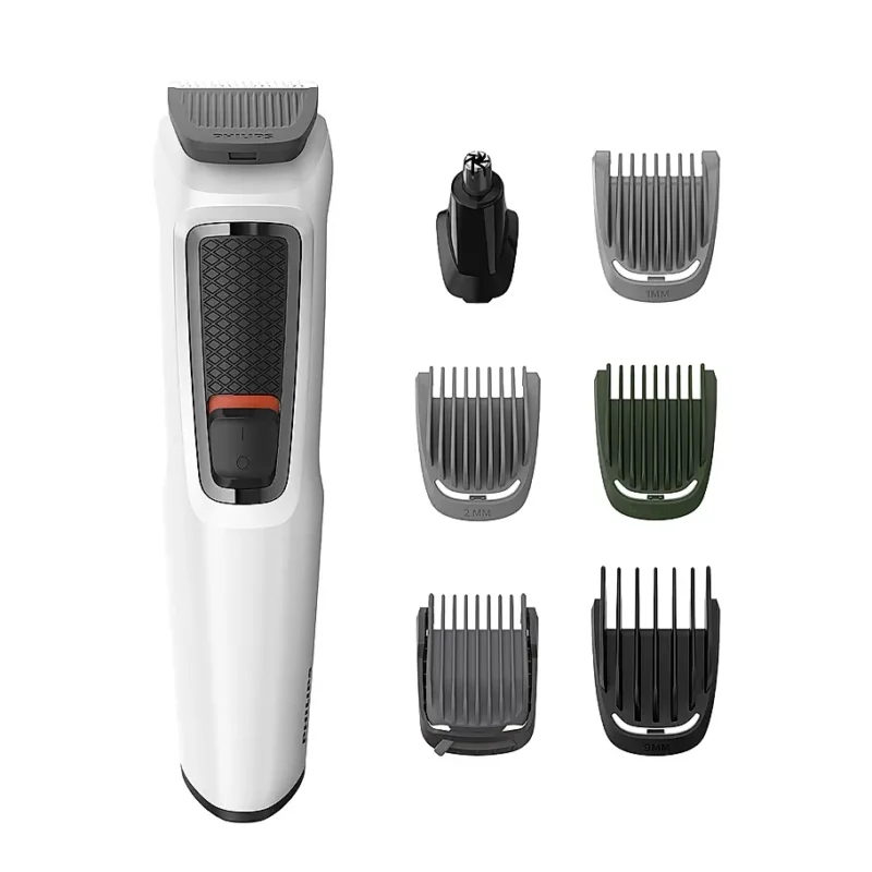 MG3721_65_01 Philips All in One Trimmer | 7 in 1 Face, Ear, Nose and Body I Stainless Steel Blades ( MG3721/65)
