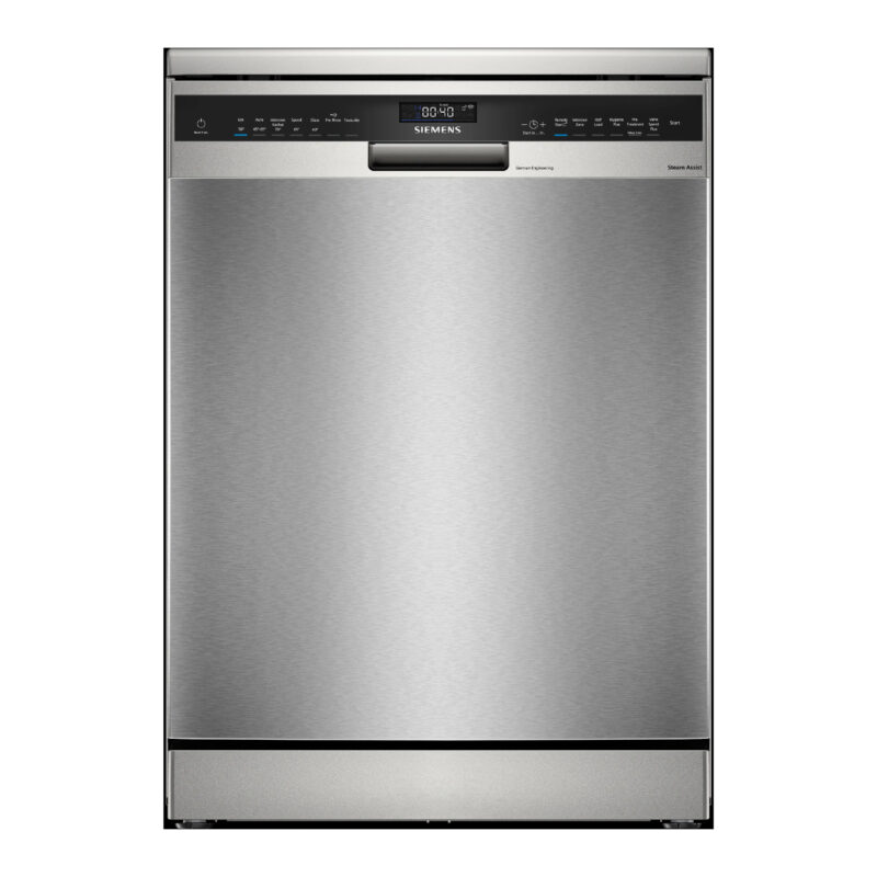 Siemens 16 Place Free-standing Dishwasher 60 cm Brushed steel Anti-fingerprint iQ500 (SN25HI00MI)