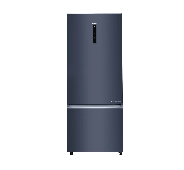 Haier 445 L, 2 Star, Convertible 14-in-1 Triple Inverter & Fan Motor Technology, with Display Frost Free Double Door Refrigerator (HRB-4952BGK-P )
