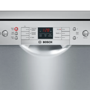 Bosch 13 Place Settings, Free Standing Dishwasher, extra dry and hygienic wash (SMS66GI01I, Silver Inox)