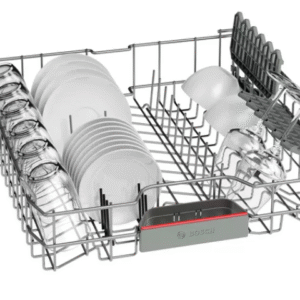 Bosch 13 Place Settings, Free Standing Dishwasher, extra dry and hygienic wash (SMS66GI01I, Silver Inox)