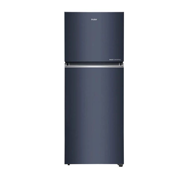 Haier 328L, 2 Star,Double Door, Graphite Black Finish Top Mount Frost Free Refrigerator (HRF-3782BGK-P)