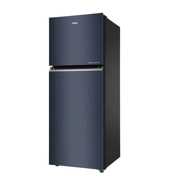 Haier 328L, 2 Star,Double Door, Graphite Black Finish Top Mount Frost Free Refrigerator (HRF-3782BGK-P)
