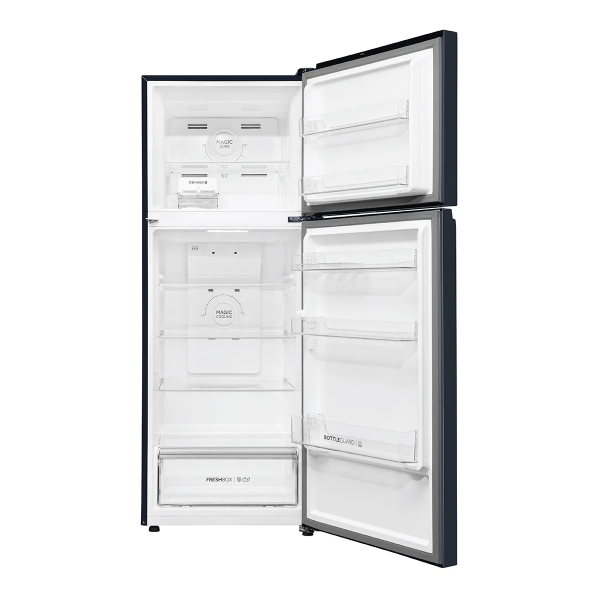 Haier 328L, 2 Star,Double Door, Graphite Black Finish Top Mount Frost Free Refrigerator (HRF-3782BGK-P)