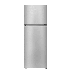 Haier 358L, 3 Star, Double Door,Inox Steel Finish Top Mount Frost Free Refrigerator (HRF-4083BIS-P)