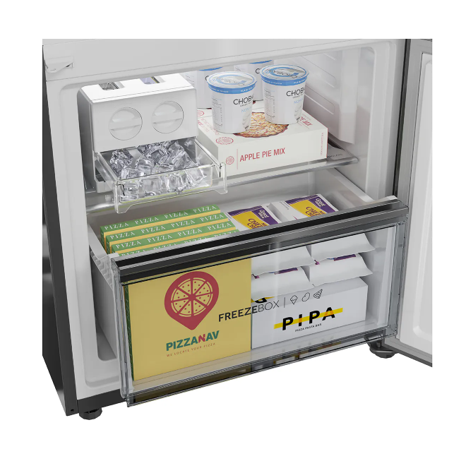Haier 445 L, 2 Star, Inox Steel Finish Bottom Mounted Frost Free Refrigerator (HRB-4952BIS-P)