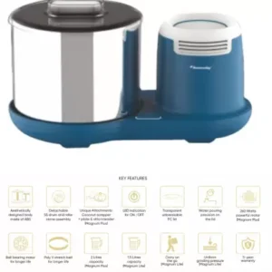 Butterfly Magnum Plus Wet Grinder (Red)